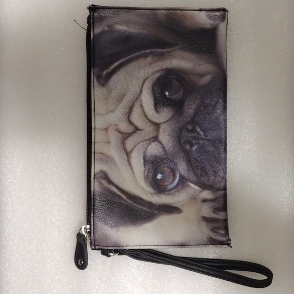 Handbags - Pug wristlet